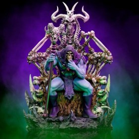 Skeletor on Throne Deluxe Masters of the Universe Art Scale Deluxe 1/10 Statue by Iron Studios